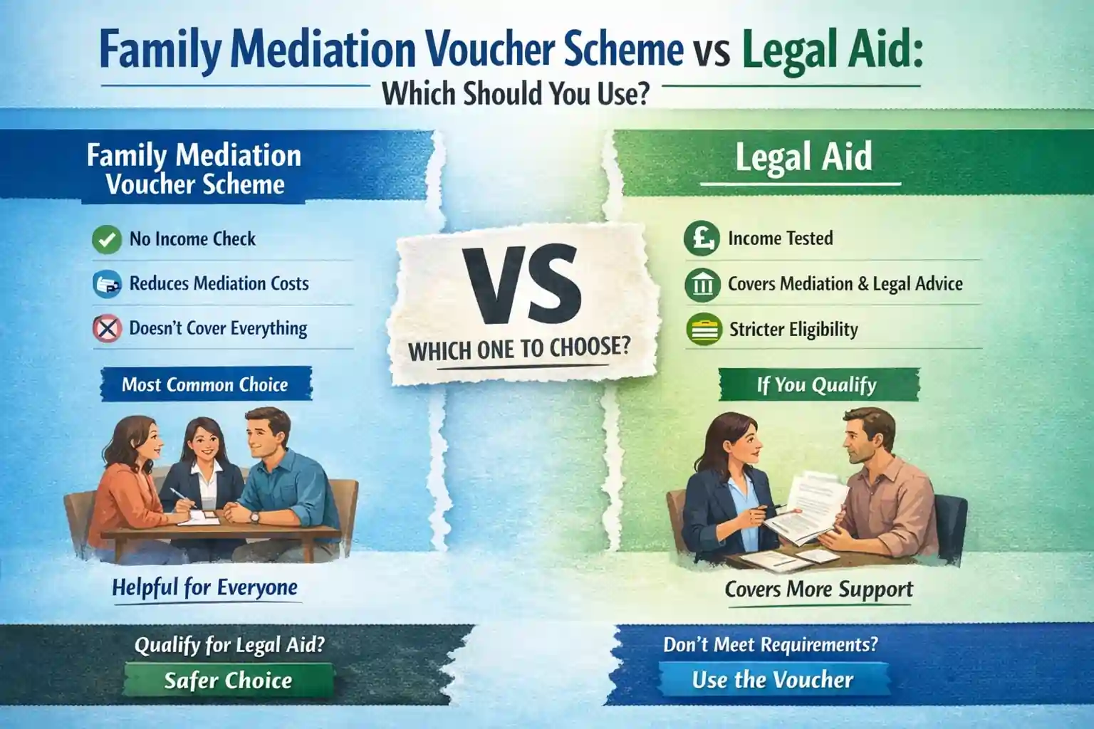 Family Mediation Voucher Scheme vs Legal Aid: Which Should You Use Cumbria?