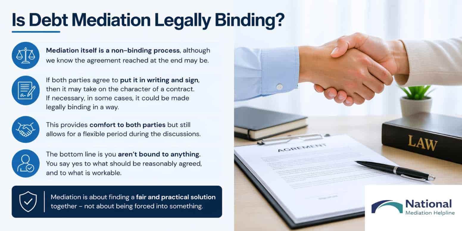 Is Debt Mediation Legally Binding Cumbria