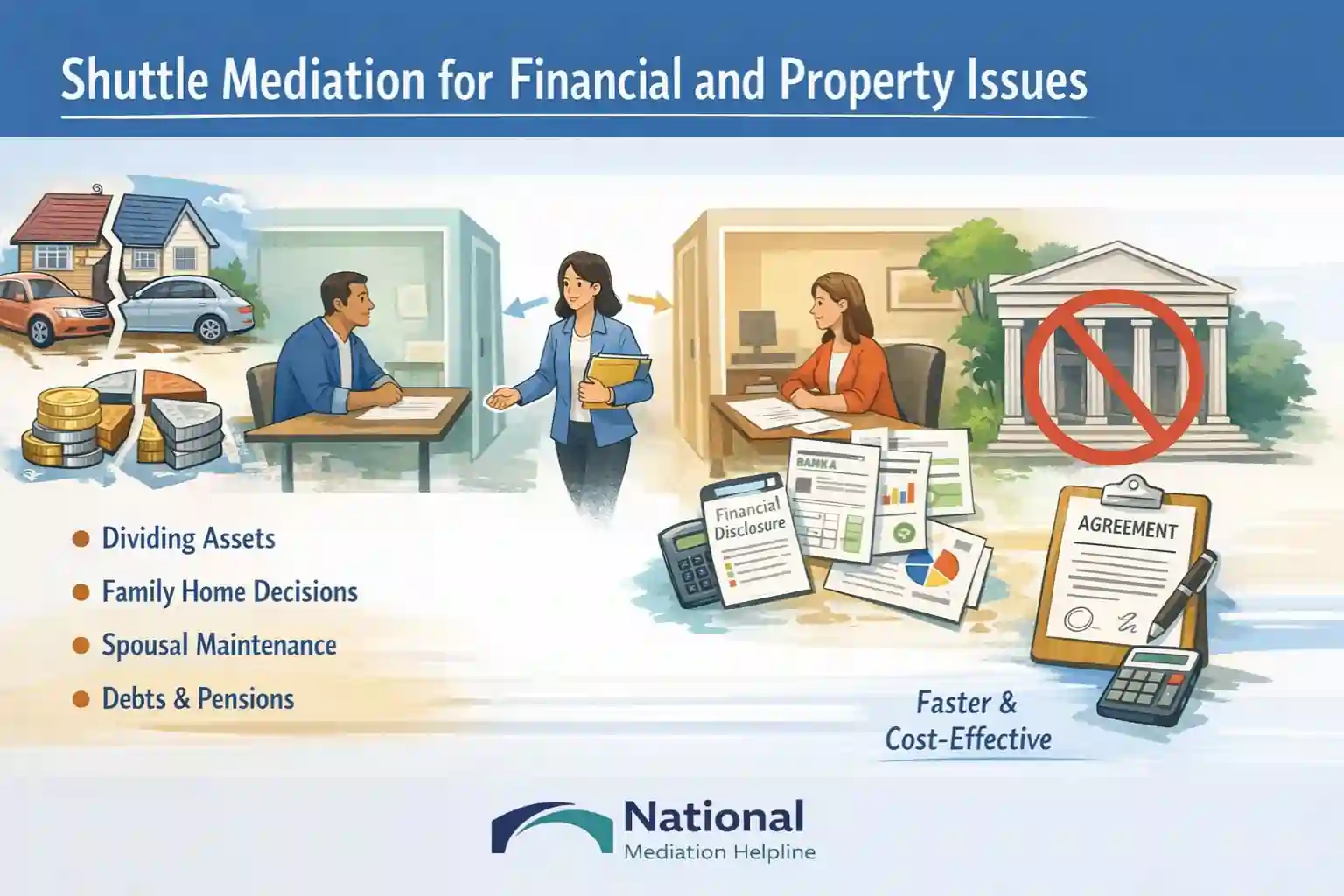 Shuttle Mediation for Financial and Property Issues Cumbria