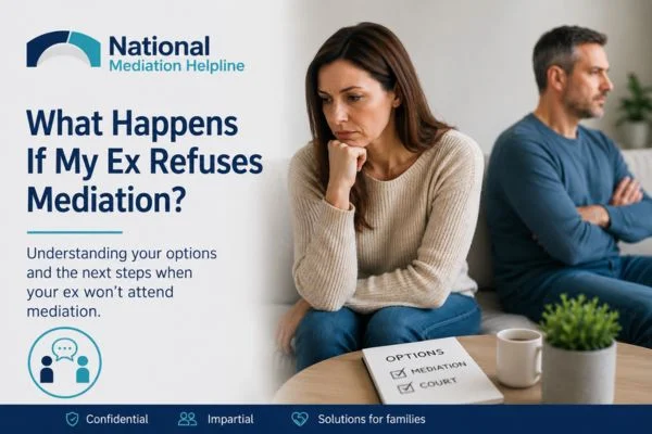 what if my ex refuses mediation Cumbria?